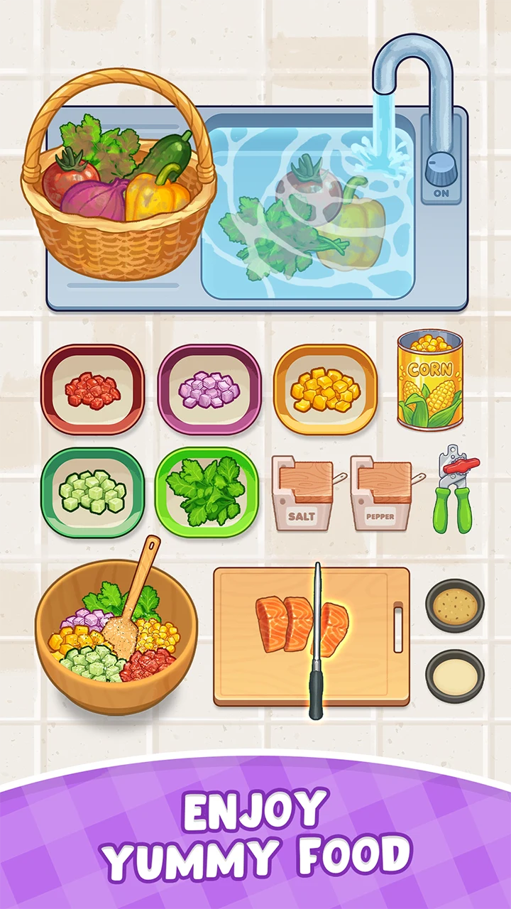 Cooking Cozy: Yummy Dishes screenshot
